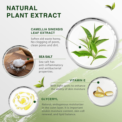 LOVILDS™ Green Tea Deep Cleanse Mask Stick – Pore Minimizing Blackhead Remover with Natural Green Tea Extract, Oil Control & Gentle Cleansing for All Skin Types
